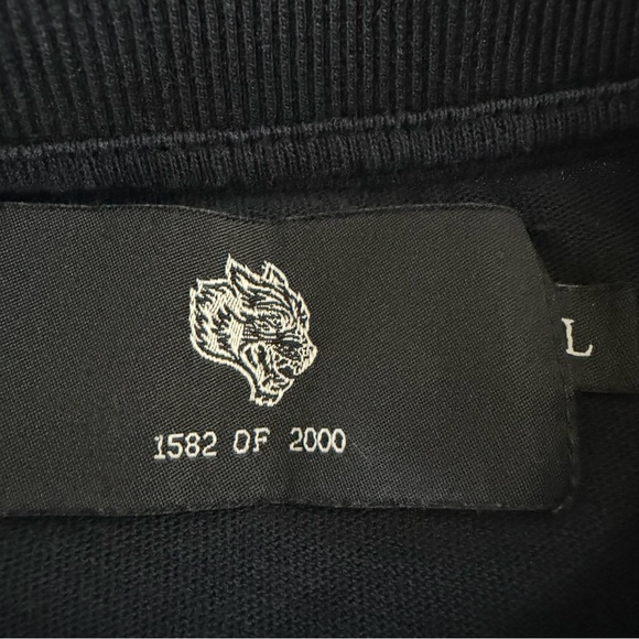 Darc Sport Wolves Club Shirt Mens Large Black Limited 1582 Of 2000 Big W Back - Picture 8 of 14